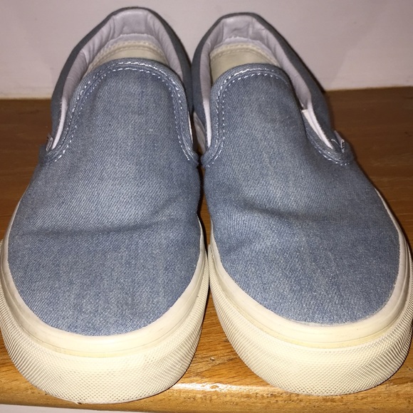 vans faded denim
